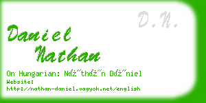 daniel nathan business card